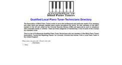 Desktop Screenshot of pianotunersdirectory.co.uk